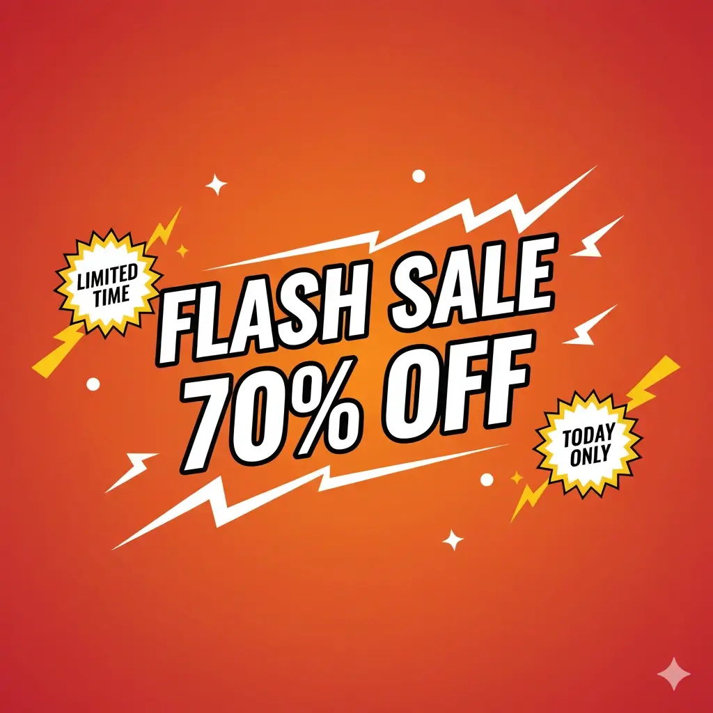After editing - E-commerce Flash Sale